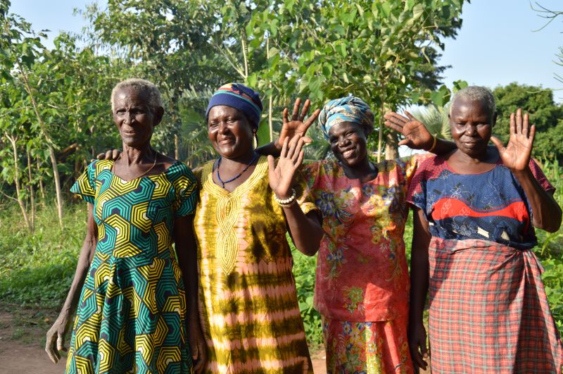 Notre équipe villageoise près de Gulu