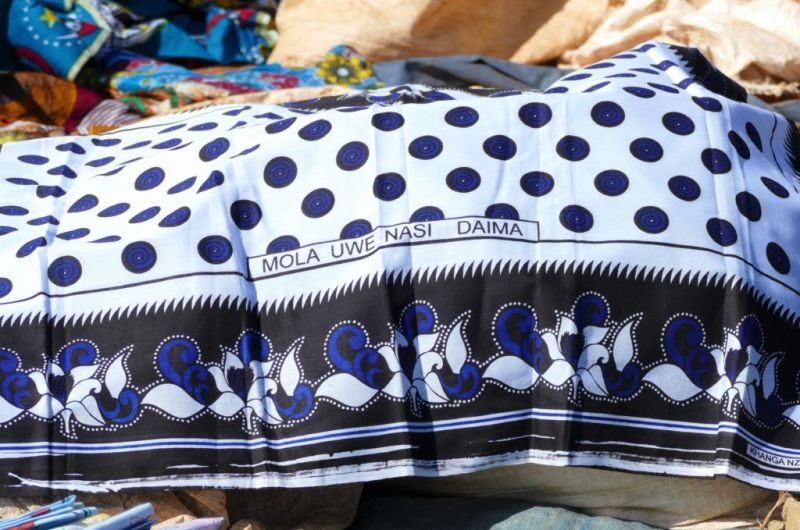 Les divers types de tissus en Tanzanie : Kanga, Kitenge et Wax