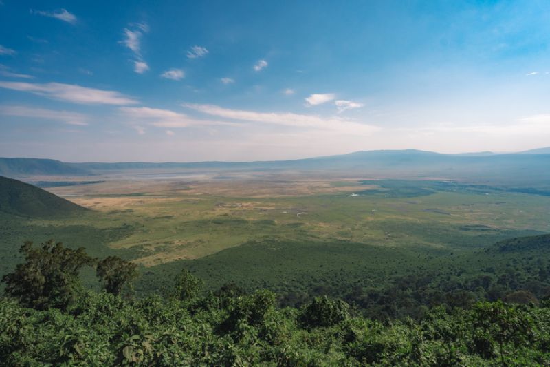 Le cratère du Ngorongoro