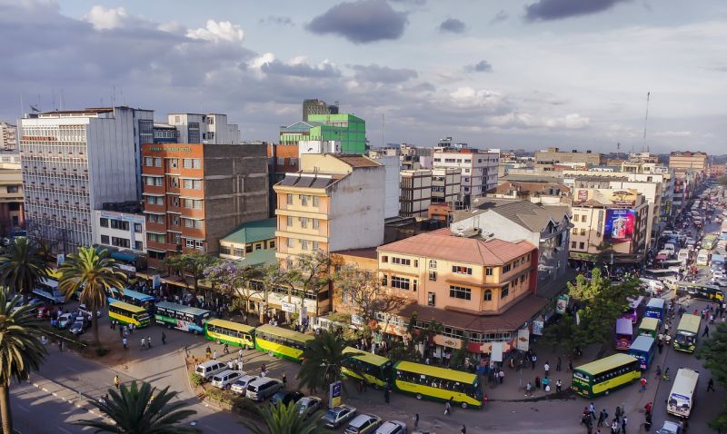 Nairobi, la plus grande ville du Kenya